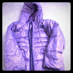 Toddler Girls 4T North Face “Moondoggy” Jacket.